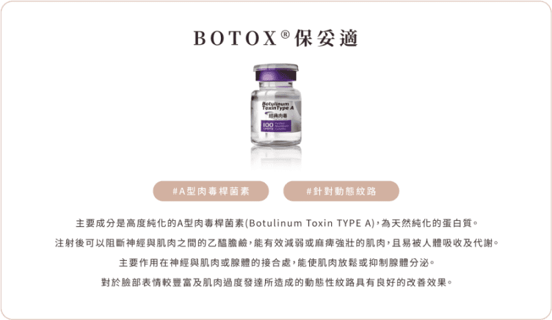 肉毒桿菌素 保妥適