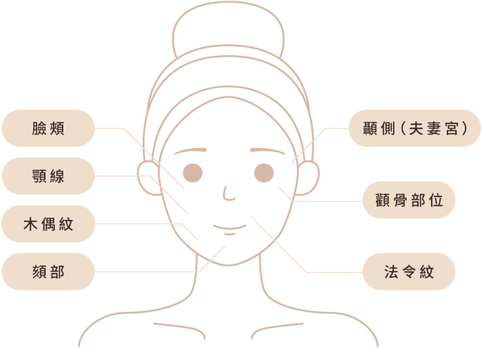 舒顏萃 施打部位 插畫人物